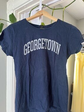 Anvil Navy Georgetown Graphic Tee